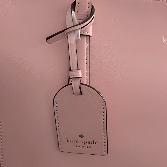 NWT - Kate Spade - Schuyler Smooth Leather, Medium - Chalk Pink - Picture 8 of 11